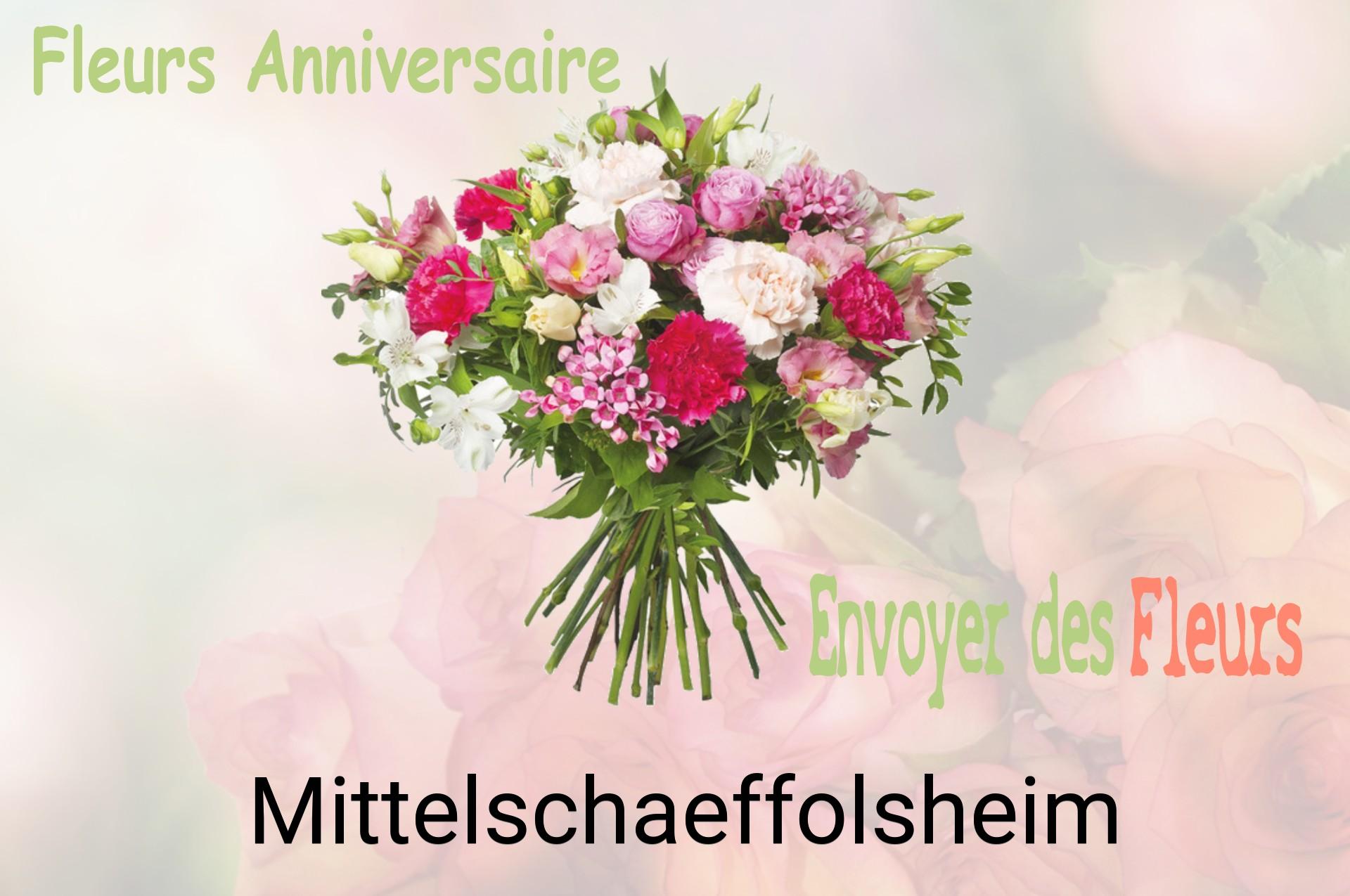 Bouquet de fleurs d’anniversaire livré à Mittelschaeffolsheim